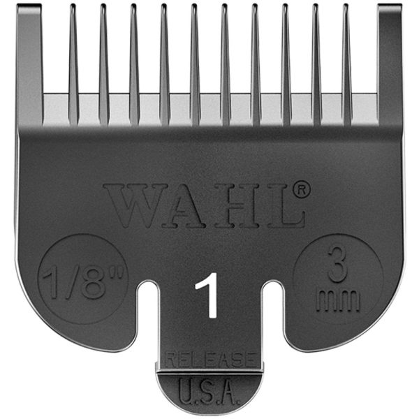 Wahl Professional No 1 Grade Comb Attachment 3mm Black Online Hot Sale