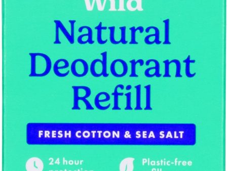 Wild Cotton & Sea Salt Deodorant Refill 40g For Sale