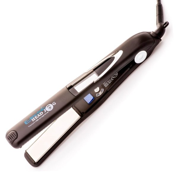 Head Jog Titanium Vibe Hair Straightener Black on Sale