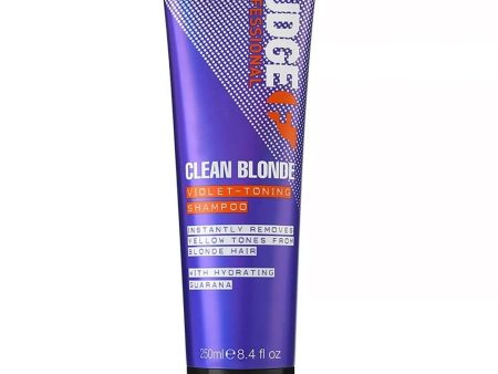 Fudge Professional Clean Blonde Violet-Toning Shampoo 250ml Online now