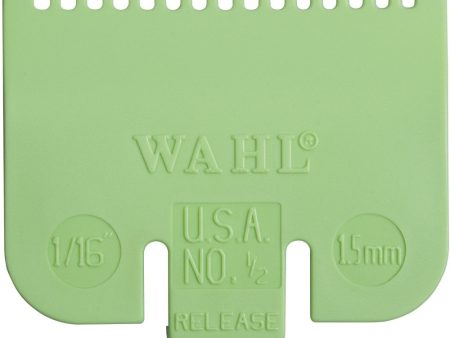 Wahl Professional No 0.5 Grade Comb Attachment 1.5mm Lime Green Online now