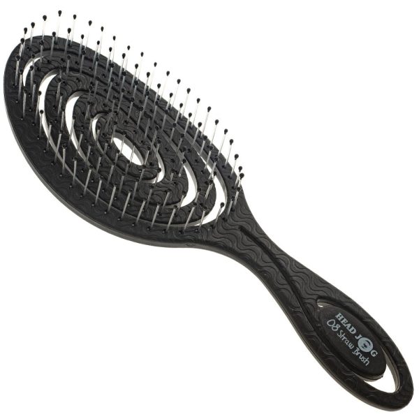 Head Jog 08 Straw Paddle Brush Charcoal on Sale