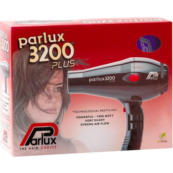 Parlux 3200 Plus Hair Dryer Black For Sale