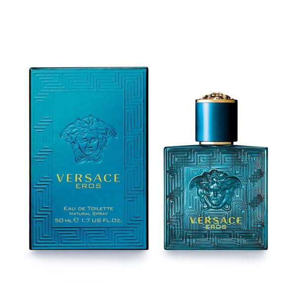 Versace Eros Pour Homme Eau De Toilette 50ml For Sale