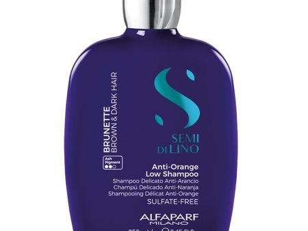 Alfaparf Milano Semi Di Lino Brunette Anti-Orange Low Shampoo 250ml For Sale