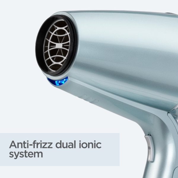 BaByliss Hydro Fusion Anti-Frizz 2100 Hair Dryer Ice 5573U Online Sale