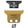 Wahl Professional Detailer Trimmer Replacement Extra Wide T-Blade Gold Supply