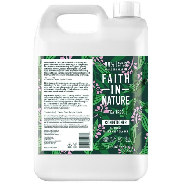 Faith In Nature Tea Tree Conditioner 5000ml Cheap