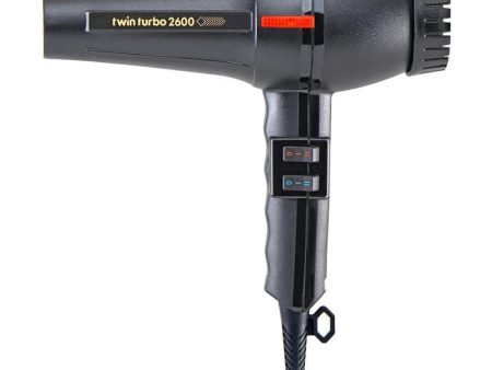 Parlux Twin Turbo 2600 Hair Dryer Black Sale