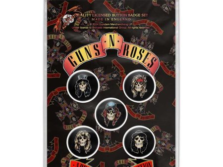 Buttons - Guns N  Roses - Appetite For Destruction Online Sale