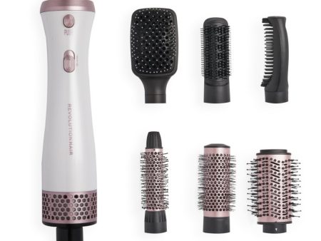 Revolution Haircare Mega Blow Out Hot Air Brush Set 6-in-1 For Discount