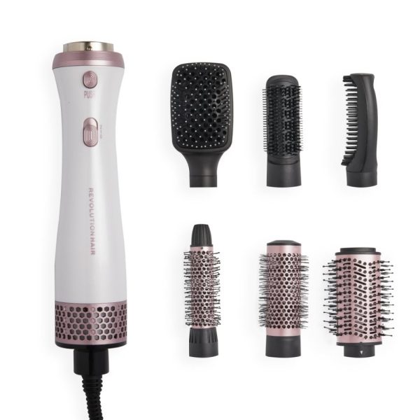 Revolution Haircare Mega Blow Out Hot Air Brush Set 6-in-1 For Discount