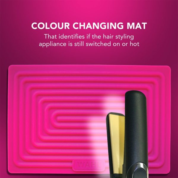 Wahl Professional Colour Change Silicone Heat Mat Pink Cheap