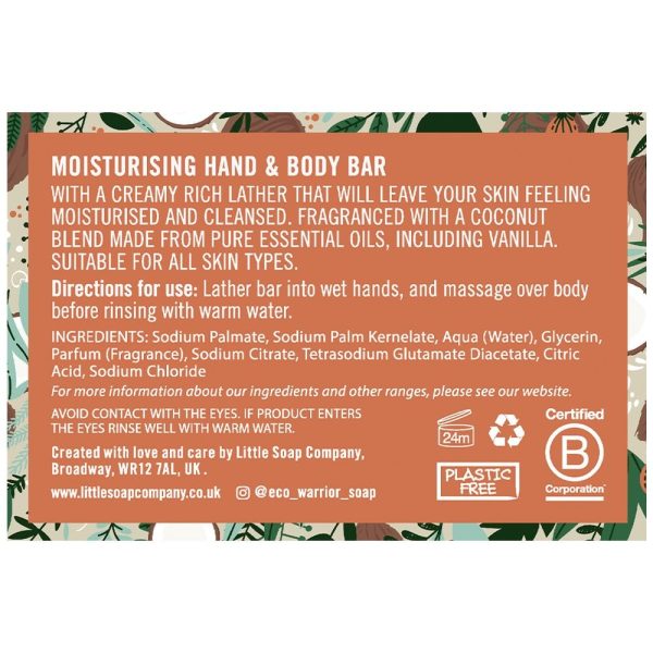 Eco Warrior Moisturising Hand & Body Bar 100g Hot on Sale