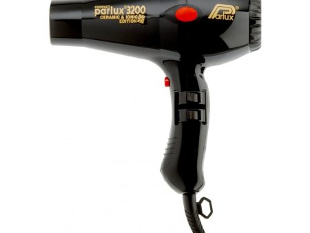 Parlux 3200 Ceramic Ionic Hair Dryer Black on Sale