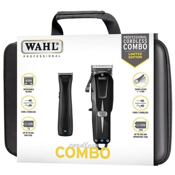 Wahl Professional Cordless Super Taper Hair Clipper & Beret Trimmer Pack For Sale