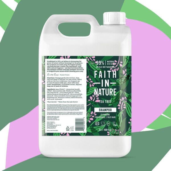 Faith In Nature Tea Tree Shampoo 5000ml Discount