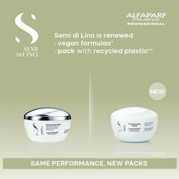 Alfaparf Milano Semi Di Lino Diamond Illuminating Mask 200ml on Sale