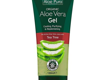 Aloe Pura Organic Aloe Vera Tea Tree Skin Gel 200ml on Sale