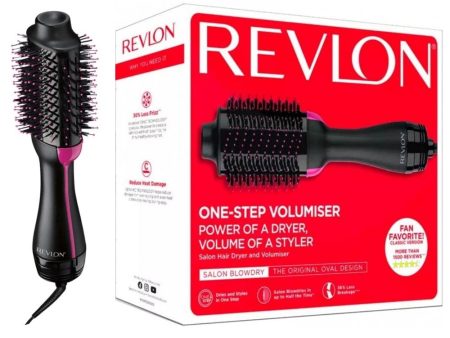 Revlon Pro Collection Salon One-Step Hair Dryer & Volumiser Black Fashion