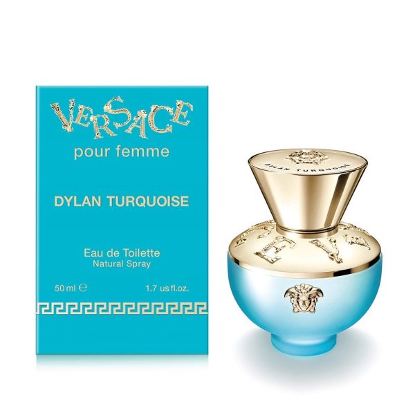 Versace Dylan Turquoise Eau De Toilette 50ml Hot on Sale