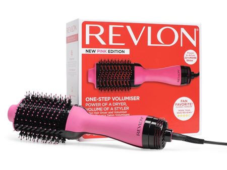 Revlon Pro Collection Salon One-Step Hair Dryer & Volumiser Pink Sale