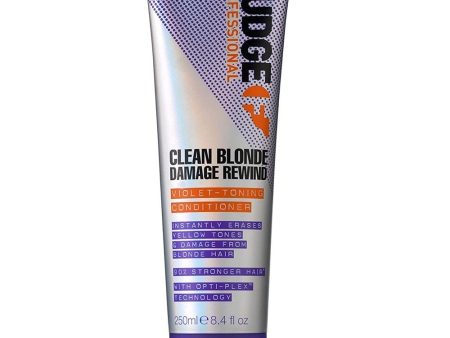 Fudge Professional Clean Blonde Damage Rewind Violet-Toning Conditioner 250ml Online Sale