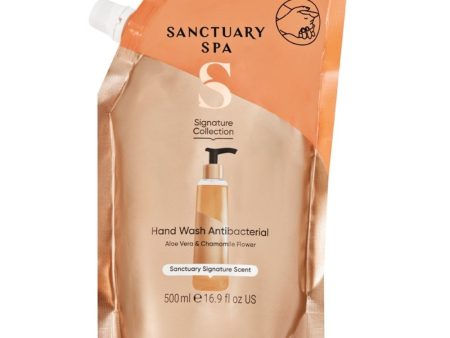 Sanctuary Spa Signature Collection Antibacterial Hand Wash Refill 500ml on Sale