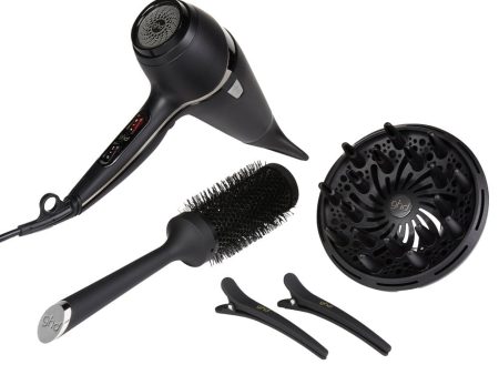 ghd Air 2.0 Professional Hair Drying Styling Kit with Vented Brush Supply