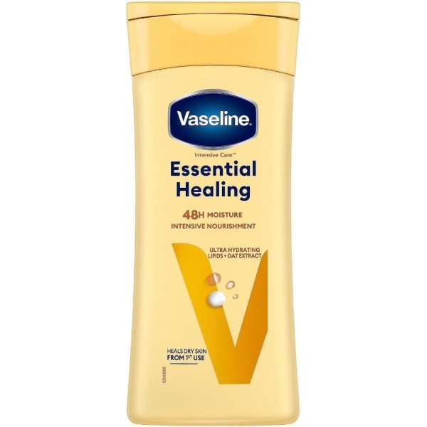 Vaseline Intensive Care 48h Moisture Nourishment Oat Extract Essential Healing Body Lotion 400ml Fashion