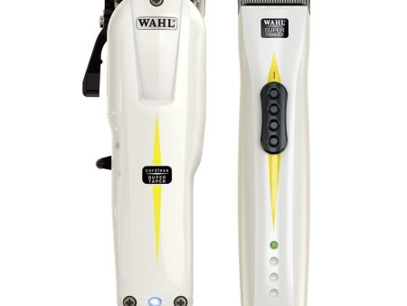 Wahl Professional Cordless Super Taper Hair Clipper & Super Trimmer Pack Online Sale