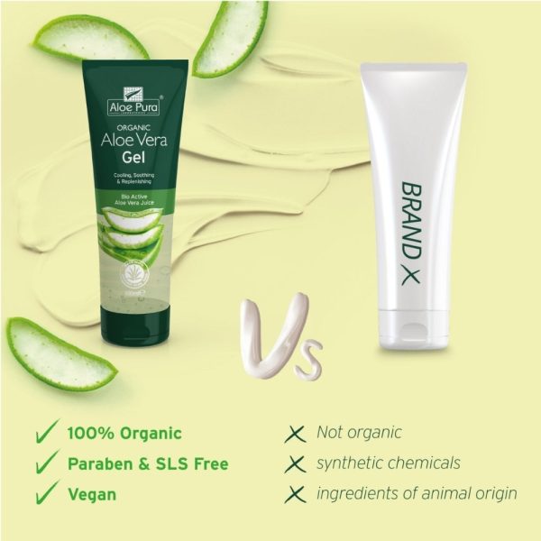 Aloe Pura Organic Aloe Vera Skin Gel 100ml For Discount