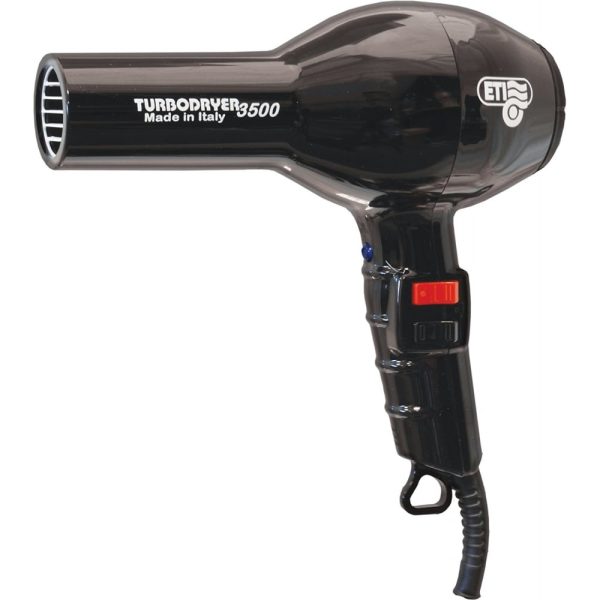 ETI Turbo Hair Dryer Black 3500 Hot on Sale