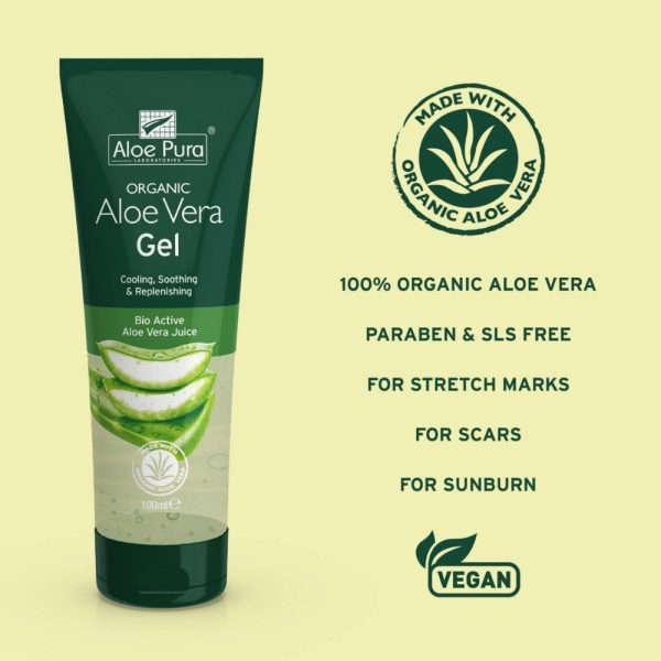 Aloe Pura Organic Aloe Vera Skin Gel 100ml For Discount