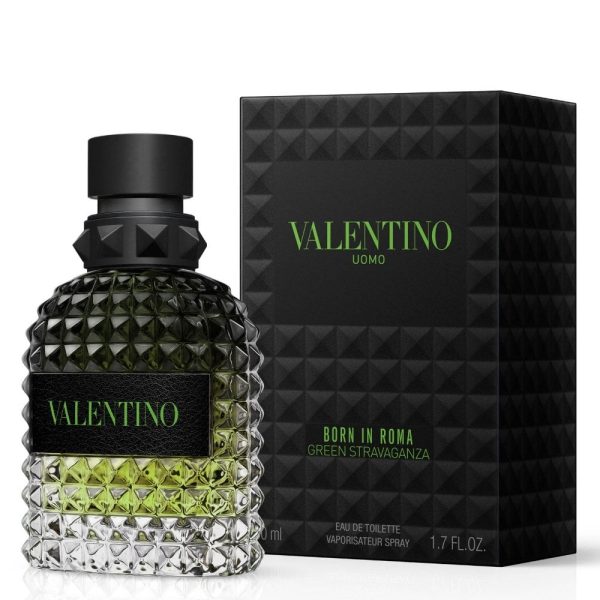 Valentino Born In Roma Green Stravaganza Uomo Eau De Toilette 50ml For Sale