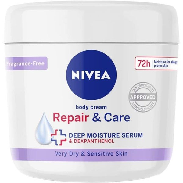 Nivea Repair & Care Deep Moisture Body Cream 400ml For Sale