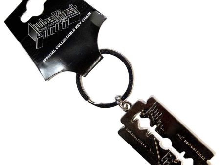 Keychain - Judas Priest - British Steel Razorblade Sale