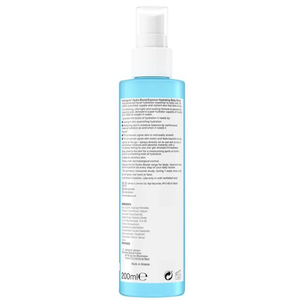 Neutrogena Hydra Boost Express Hydrating Body Spray 200ml Sale