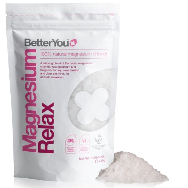 BetterYou Magnesium Relax Mineral Bath Flakes 750g Fashion