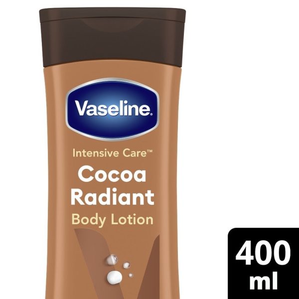 Vaseline Intensive Care 48h Moisture Cocoa Radiant Body Lotion 400ml For Cheap