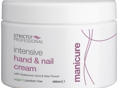 Strictly Professional Intensive Hand & Nail Cream 450ml Hot on Sale