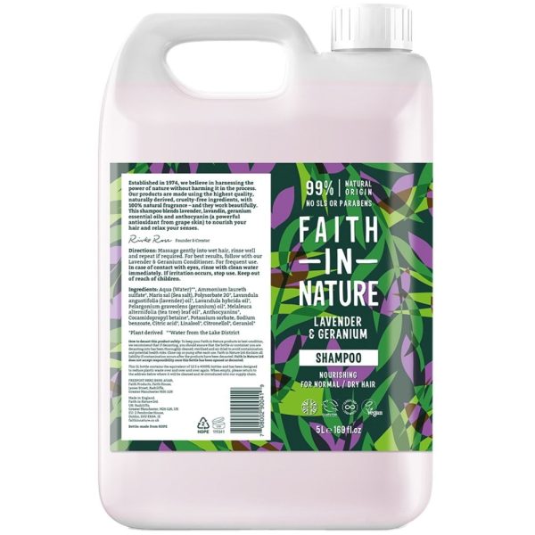 Faith In Nature Lavender & Geranium Shampoo 5000ml Online