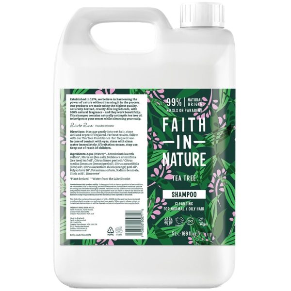 Faith In Nature Tea Tree Shampoo 5000ml Discount