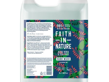 Faith In Nature Aloe Vera & Tea Tree Hand Wash 5000ml Online