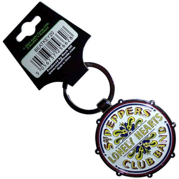 Keychain - Beatles - Drop T & Sgt Pepper Drum Supply