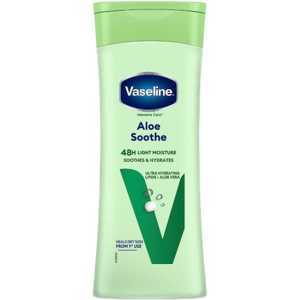 Vaseline Intensive Care 48h Light Moisture Aloe Soothe Body Lotion 400ml Online Hot Sale