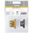 Wahl Professional Detailer Trimmer Replacement Extra Wide T-Blade Gold Supply