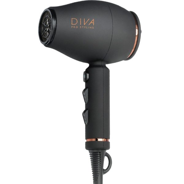 Diva Pro Intenso 4000 Compact Hair Dryer Black For Cheap