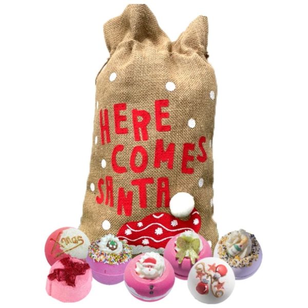 Bomb Cosmetics Here Comes Santa Santa Sack Sale