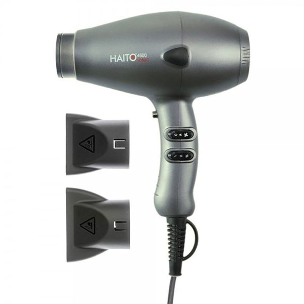 Haito 4600 Ionic Hair Dryer Gun Metal Online now